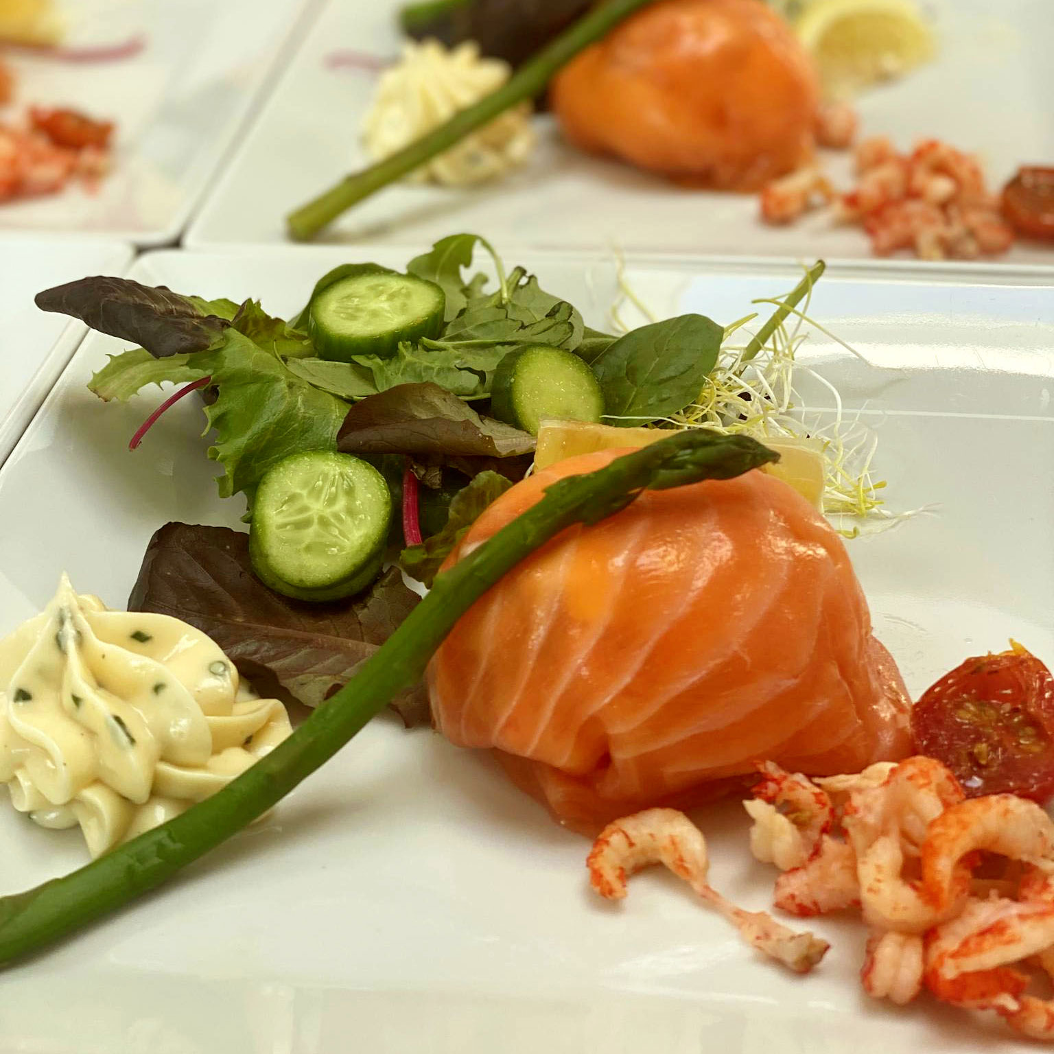 Banquet - assiette de saumon