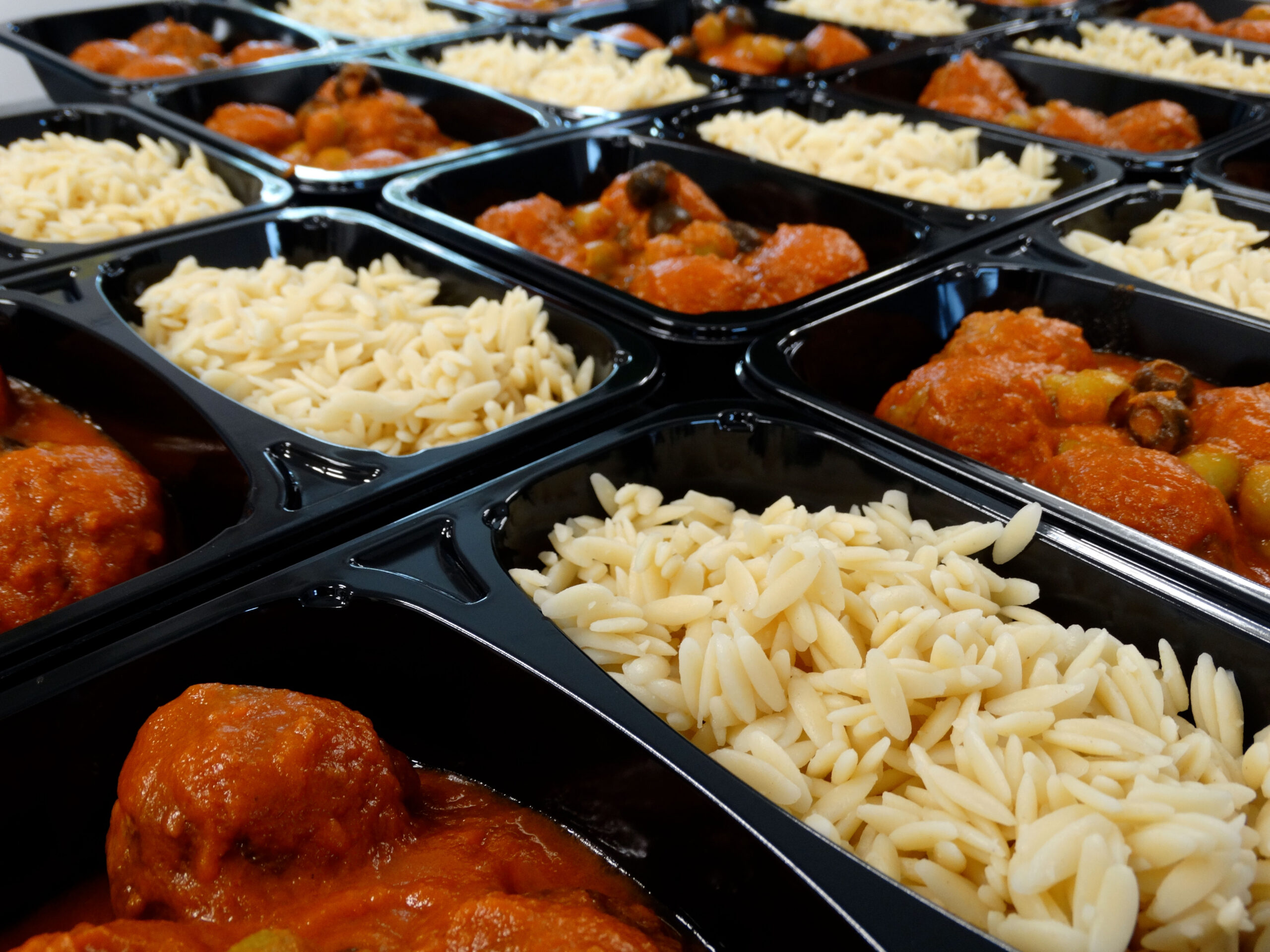 Photo du plat Boulettes d’agneau aux olives et pâtes grecques